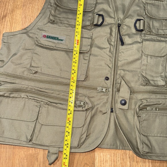 Gander MTN Men's Sz L Outdoors Fishing Vest Pockets Hiking Gorpcore Utility - Picture 6 of 7